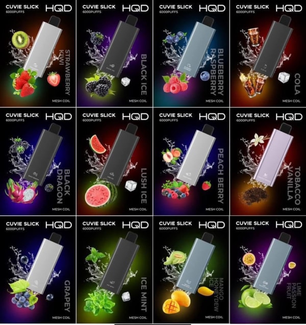 HQD Cuvie Slick 6000 Puffs